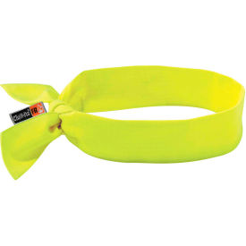 Ergodyne® Chill-Its® 6700FR Evaporative FR Cooling Bandana Tie Lime 12601 - Pkg Qty 6