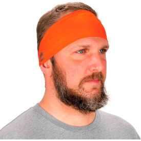 Ergodyne Chill-Its 6634 Cooling Headband Performance Knit Orange 12704