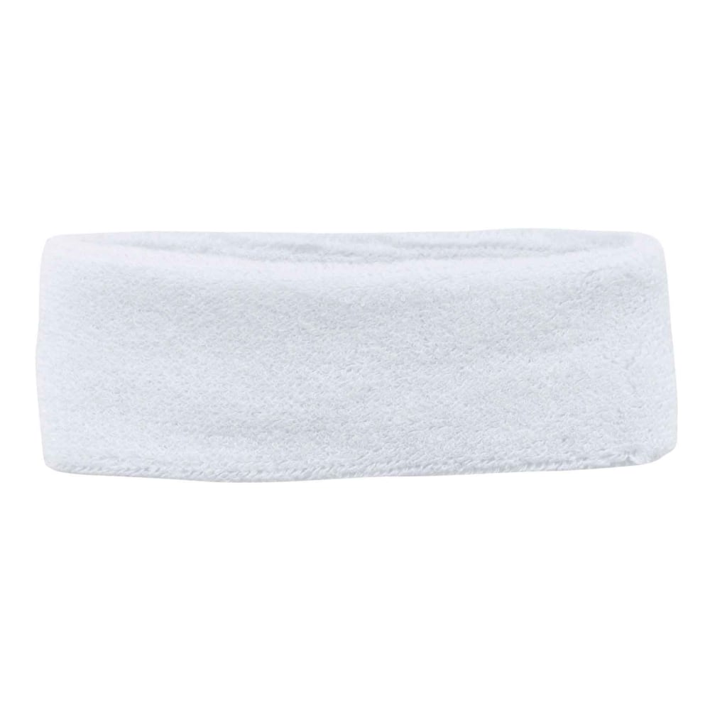 Ergodyne Chill-Its 6550 Head Sweatbands, White, Pack Of 24 Headbands MPN:12450