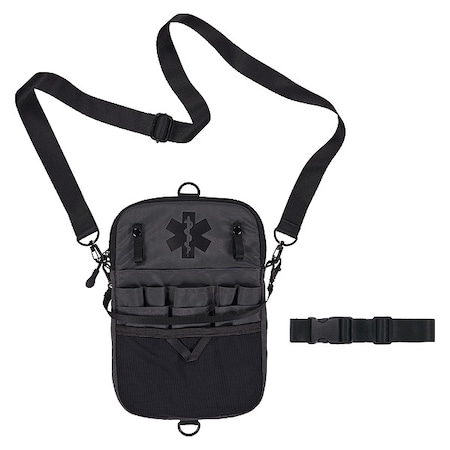 Belt Bag, Mesh, Black, Adjustable Waistband Belt MPN:5717