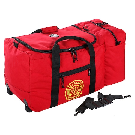 Duffel Bag, Polyester, 31 in L, 14 in W, Red MPN:GB5005W