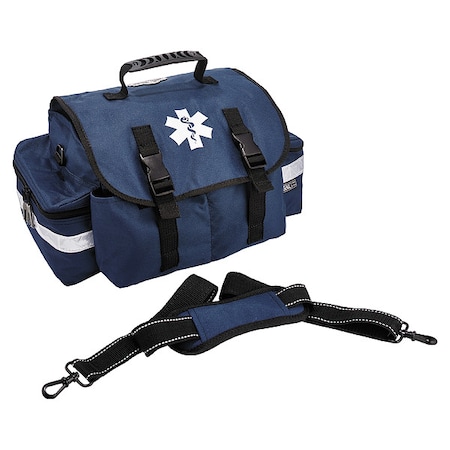 Duffel Bag, Polyester, 16 1/2 in L, 10 in W, Blue MPN:GB5210