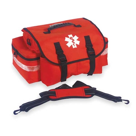 Duffel Bag, Polyester, 16 1/2 in L, 10 in W, Orange MPN:GB5210