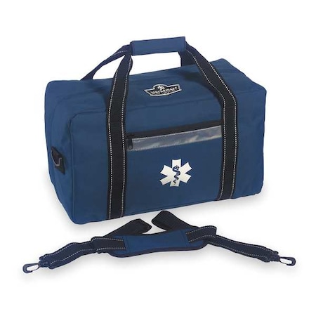 Duffel Bag, Polyester, 16 1/2 in L, 7 1/2 in W, Blue MPN:GB5220
