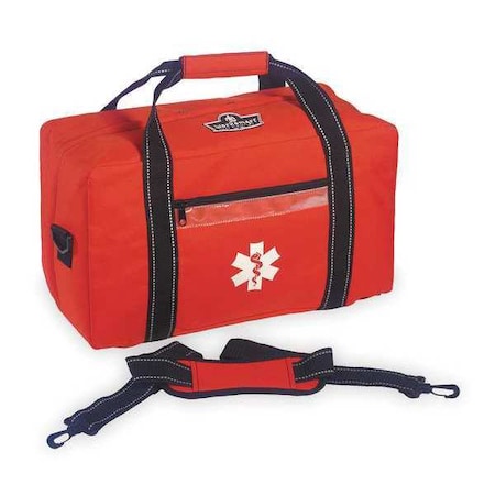 Duffel Bag, Polyester, 16 1/2 in L, 7 1/2 in W, Orange MPN:GB5220