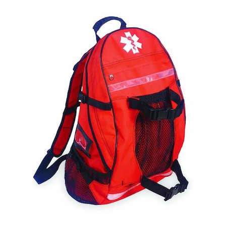 Backpack, Polyester, 12 in L, 7 in W, Orange MPN:GB5243