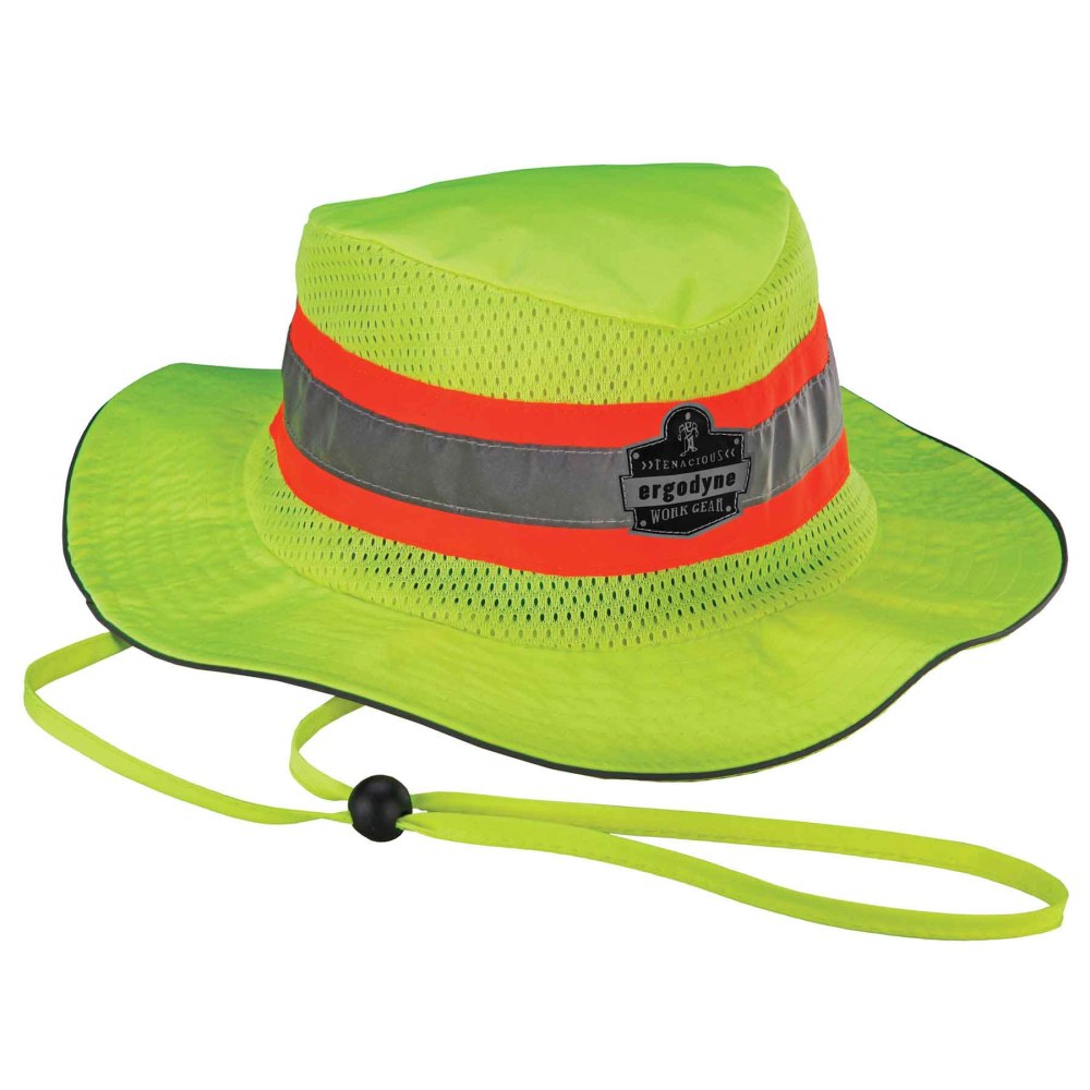 Ergodyne Chill-Its 8935MF Evaporative Microfiber Ranger Hat, Large/Extra-Large, Lime MPN:12595