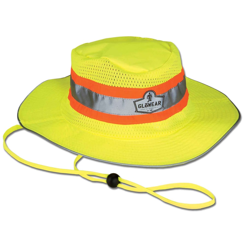 Ergodyne GloWear 8935 Hi-Vis Ranger Hat, 2X/3X, Lime MPN:23261