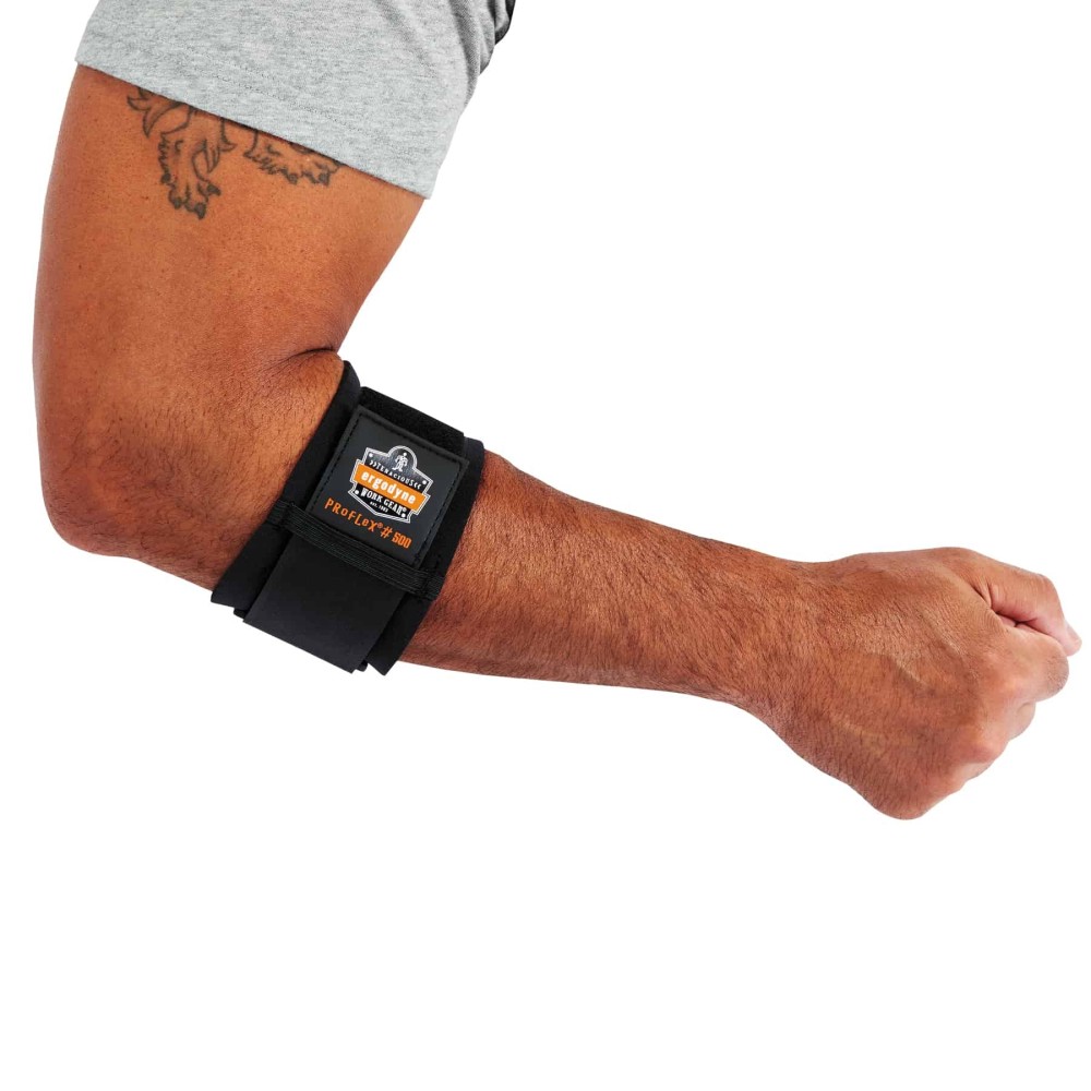 Ergodyne ProFlex Support, 500 Elbow, Large, Black MPN:16004