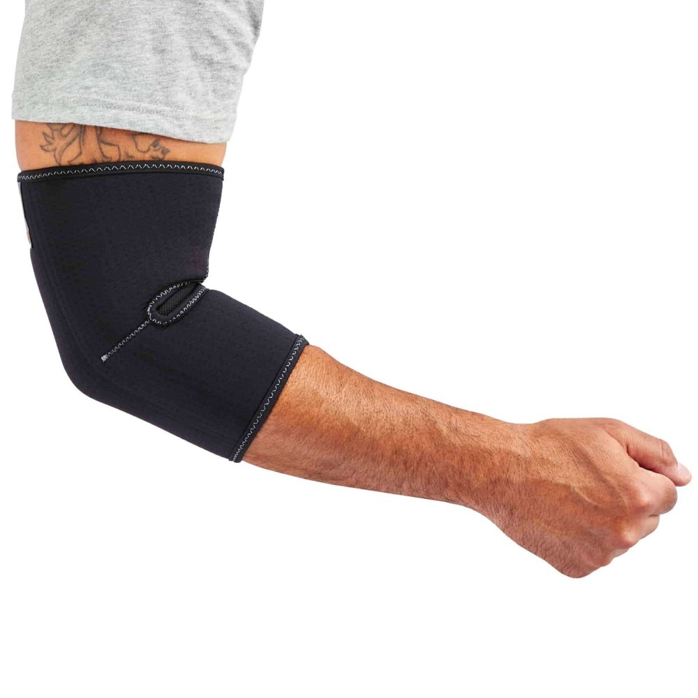 Ergodyne ProFlex 650 Neoprene Elbow Sleeve, X-Large, Black MPN:16575