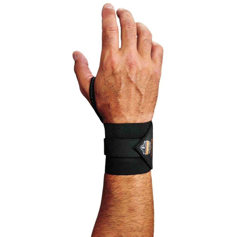 Ergodyne ProFlex 420 Supports, Wrist, Large/XL, Black, Pack Of 6 Supports MPN:72224