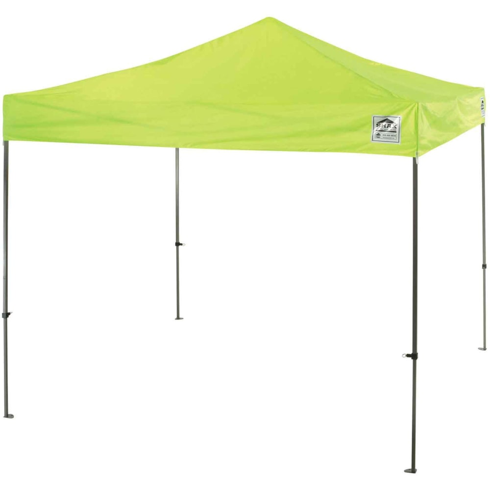 Ergodyne SHAX 6010 Lightweight Pop-Up Tent Canopy, 14ftH x 10ftW x 10-d, Lime MPN:12910