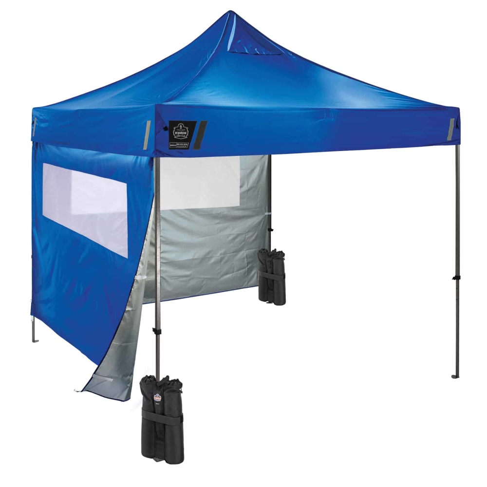 Ergodyne SHAX 6052 Heavy-Duty Pop-Up Tent Kit, 120in, Blue MPN:12982