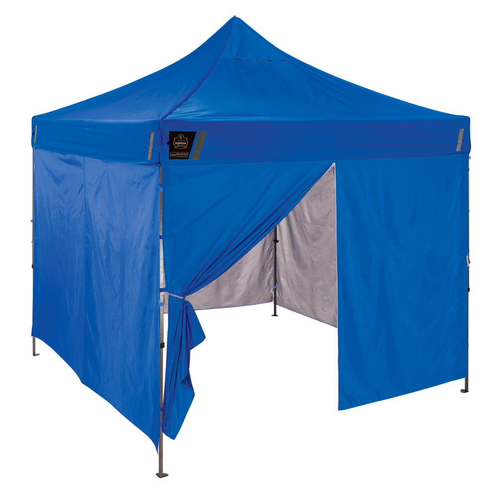 Ergodyne SHAX 6054 Pop-Up Tent Sidewall Kit, 10ft x 10ft, Blue MPN:12985