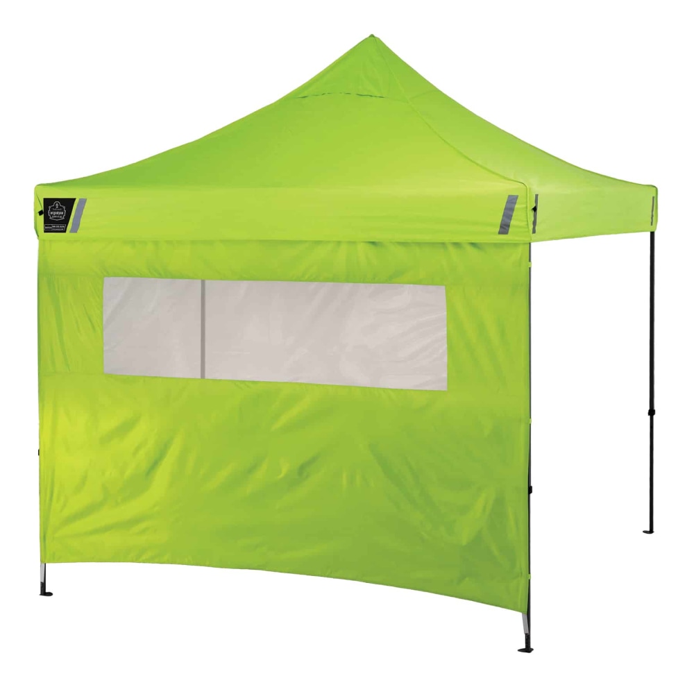 Ergodyne SHAX 6092 Heavy-Duty Pop-Up Tent Sidewall, Lime MPN:12989