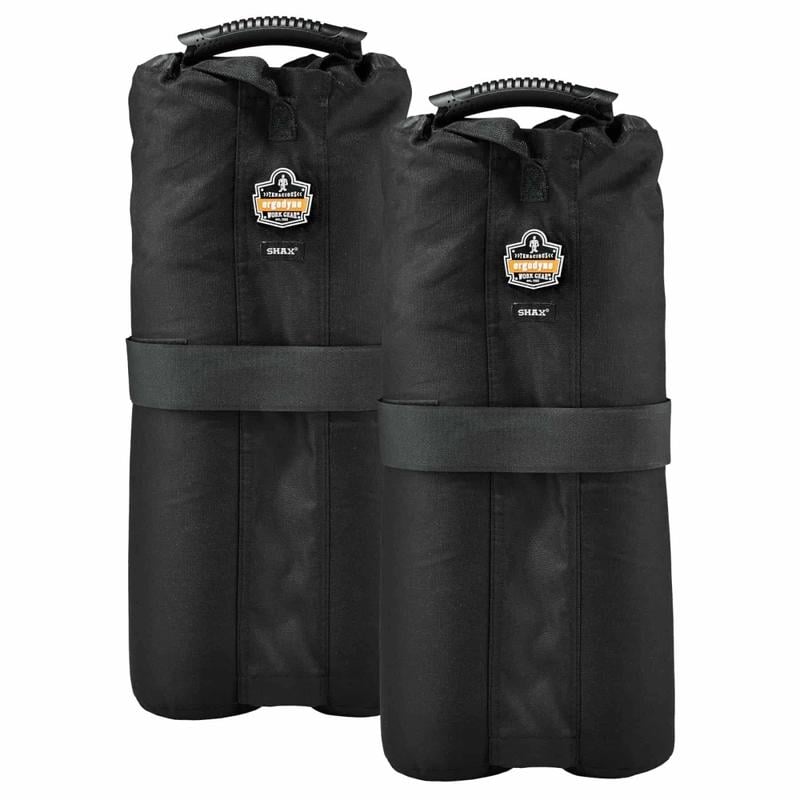 Ergodyne SHAX 6094 Tent Weight Bags, Black, Pack Of 2 Weight Bags MPN:12994