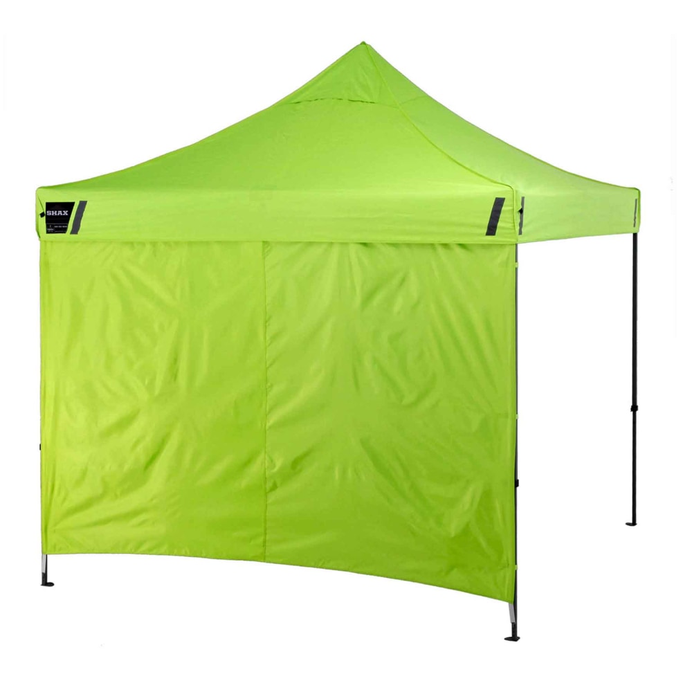 Ergodyne SHAX 6098 Pop-Up Tent Sidewall, 10ft x 10ft, Lime MPN:12998