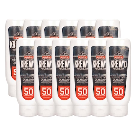 SPF 50 Sunscreen Lotion, 8 oz., PK12 MPN:6351-12PK