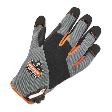 Mechanics Gloves, Neoprene Palm, XL, Gray MPN:17045