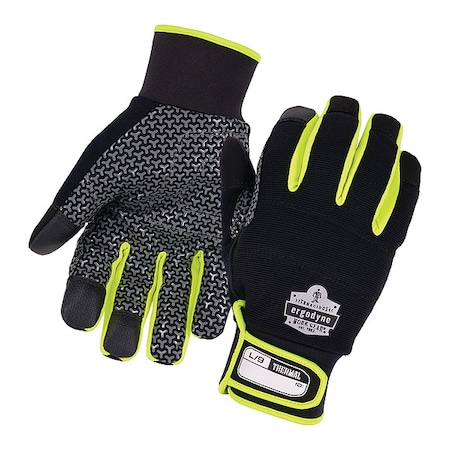 Cold Storage Glove, Silicone Palm, -20 Degrees F Min. Temp., Hook-and-Loop Cuff MPN:18150