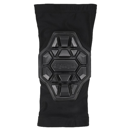 Knee Pad, Soft, Foam, Gel, Mesh, Spandex Pad, Foam Cap, Slide On Closure, 1 Straps, Black, M/L MPN:18551