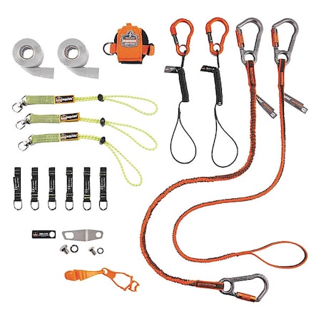 Tool Tethering Kit, Black/Green/Orange MPN:3184