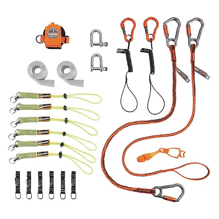 Tool Tethering Kit, Black/Green/Orange MPN:3187