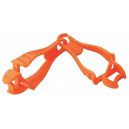 Glove Clip Holder, Dual Clips, Squids 3400 Series, Holds Gloves & Gear, Orange MPN:3400