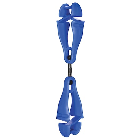 Blue Swiveling Glove Clip Holder, Dual Clips MPN:3420
