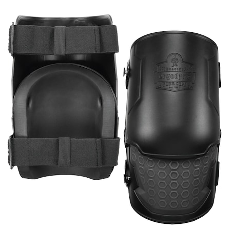 Knee Pad, Foam Pad, Rubber Cap, 2 Straps, Black MPN:360