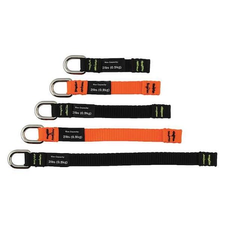 Squids Web Tool Tail, 2 1/2 in to 8 1/2 in Length, 2 lb Weight Capacity MPN:3700
