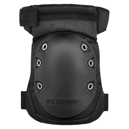 Knee Pad, Hard Shell, Gel, Foam Pad, Rubber Cap, Hook-and-Loop Closure, 2 Straps, Black, Universal MPN:435HL