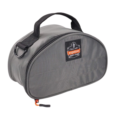 Clamshell Half Respirator Bag, Zipper Closure, Gray MPN:5187