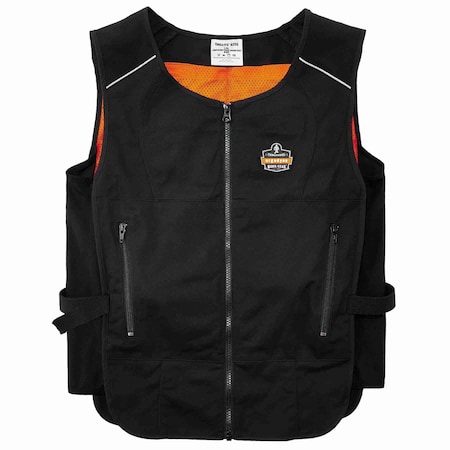 2XL/3XL Black Lightweight Phase Change Cooling Vest Only MPN:6255