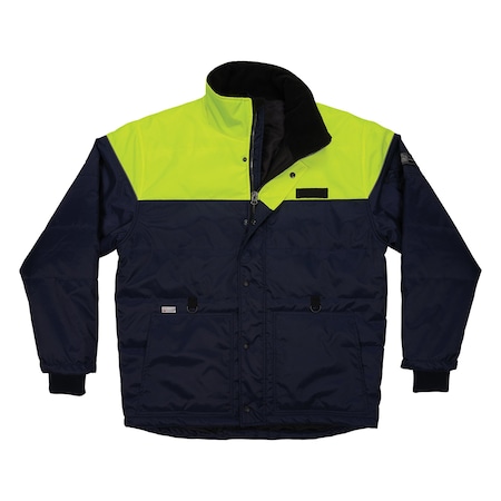 M Navy Insulated Freezer Jacket MPN:6476