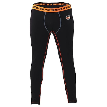 Men's Bottoms, L, Black, 100% Polyester MPN:6480