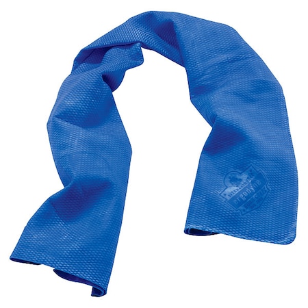 Evaporative Cooling Towel, PVA, Long Lasting Cooling Relief, 29.5 in L x 13 in W, Blue MPN:6602