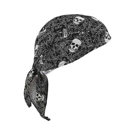 Dew Rag, Black/White, 1 min. Soaking Time MPN:6615