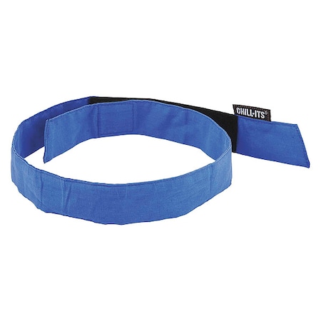 Bandana, Blue, Solid, Hook-and-Loop MPN:6705