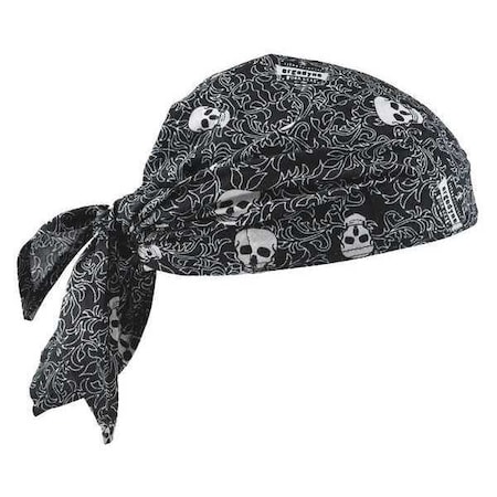 Triangle Hat, Black/White, Skulls MPN:6710CT