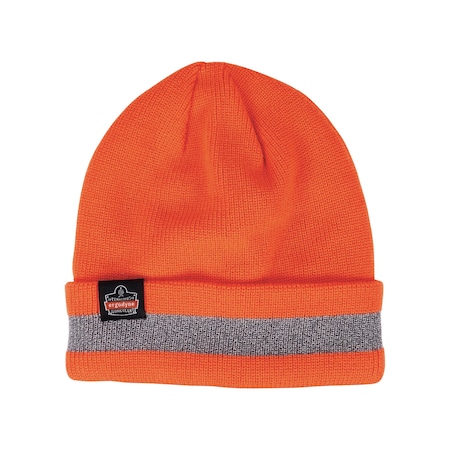 Reflective Winter Hat, One Size, Orange MPN:6803