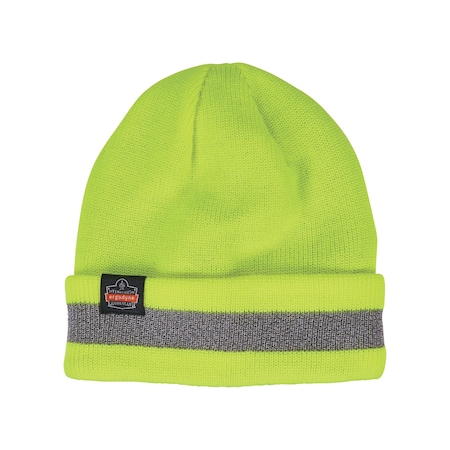 Reflective Winter Hat, One Size, Lime MPN:6803