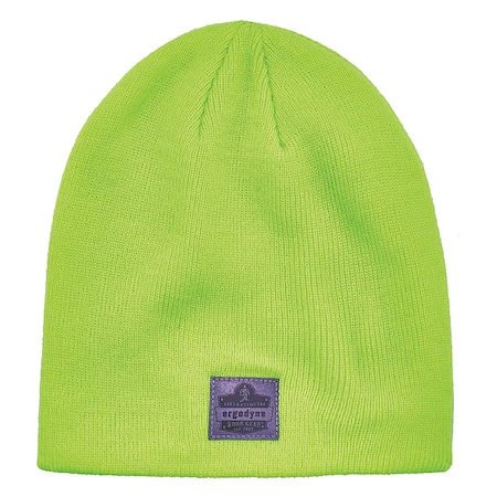 Knit Beanie, Over the Head, Universal, Lime MPN:6812