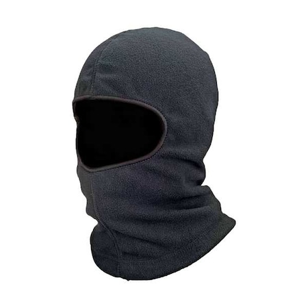 Balaclava Face Mask, Four-Way Stretchable Fleece, Moisture-Wicking, Black, Universal Size MPN:6821