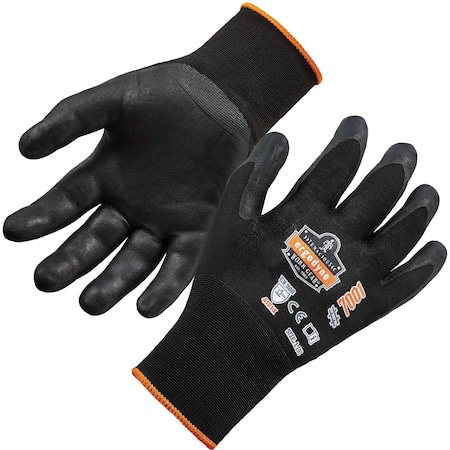 Abrasion-Resistant Nitrile-Coated Gloves - DSX, Nitrile, S 1 PR MPN:7001