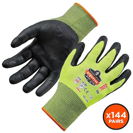 Coated Glove, Nitrile, L 144 PK MPN:7022-CASE
