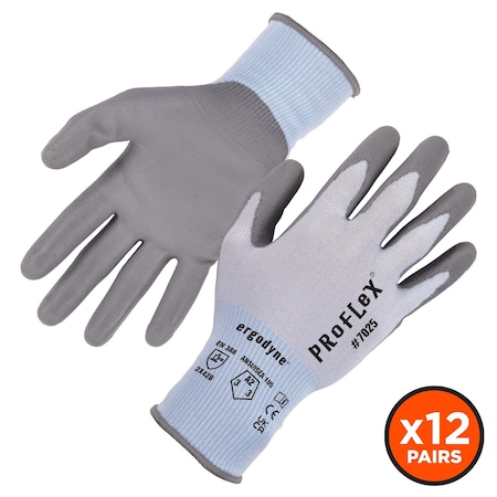 Cut-Resistant Coated Gloves, Cut Level A2, XL 12 PK MPN:7025-12PR