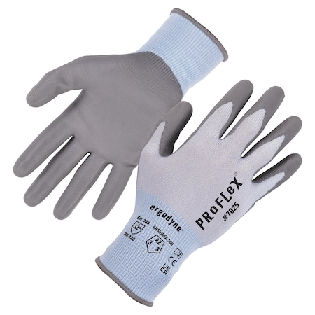 ANSI A2 PU Coated CR Gloves, Blue, Size XXL, PR MPN:7025