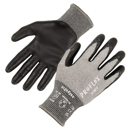 ANSI A7 Nitrile Coated CR Gloves, Gray, Size XXL, PR MPN:7072