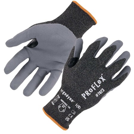 Nitrile Coated Cut-Resistant Gloves, Cut Level A7, Nitrile, Sandy Nitrile, S 1 PR MPN:7073